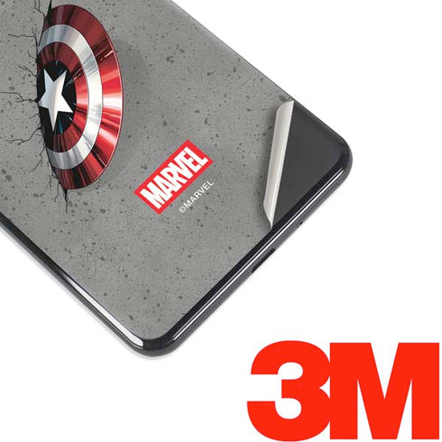 Marvel Captain America Shield Break Google Pixel 3 XL Skin